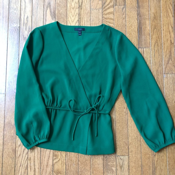 J. Crew Tops - Jcrew faux wrap top